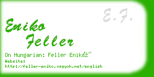 eniko feller business card